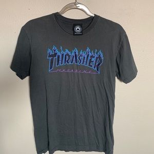 gray/purple/blue basic thrasher tee brand new